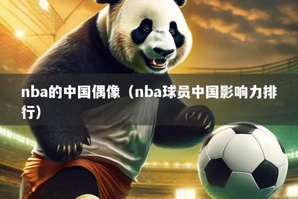 nba的中国偶像(nba球员中国影响力排行)